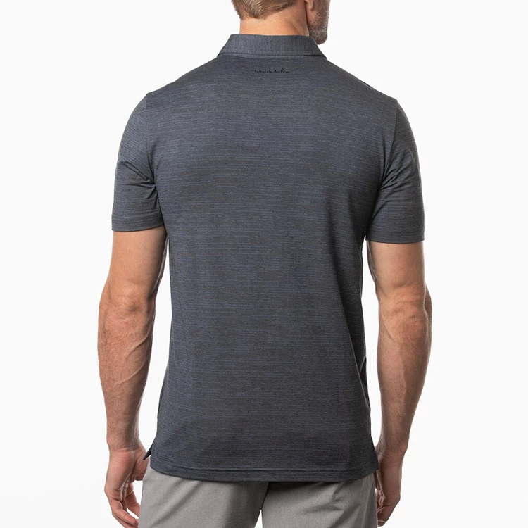 TravisMathew The Heater Golf Polo Shirt Black - Image 6