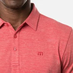 TravisMathew The Heater Golf Polo Shirt Black 12 TravisMathew The Heater Golf Polo Shirt Black -Golf Shirts Sales Travis Mathew SS21 The Heater Golf Polo Shirt 1MW395 Code SHTRA039 M Heather Scooter model 2