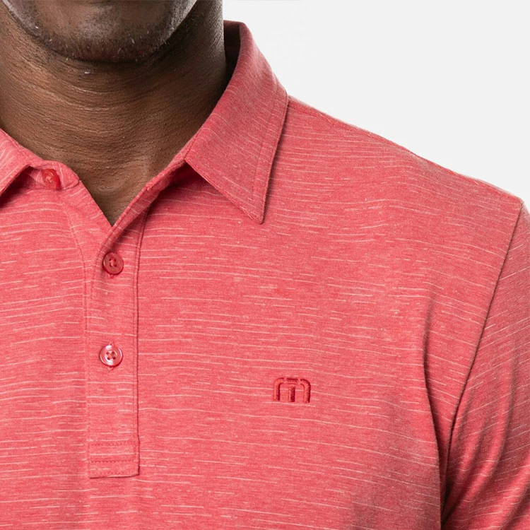 TravisMathew The Heater Golf Polo Shirt Black 7 TravisMathew The Heater Golf Polo Shirt Black - Image 5