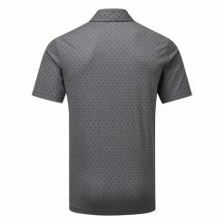TravisMathew Two Hour Delay Golf Polo Shirt -Golf Shirts Sales Travis Mathew SS21 Two Hour Delay Polo Shirt 1MV108 Code SHTRA033 M Heather Dark Grey Back