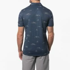 TravisMathew Fun And Games Golf Polo Shirt 13 TravisMathew Fun And Games Golf Polo Shirt -Golf Shirts Sales Travis Mathew SS21 Fun And Games Golf Polo Shirt 1MW113 Code SHTRA042 Insignia Model 3