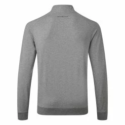 TravisMathew Zachary 1/2 Zip Golf Sweater 10 TravisMathew Zachary 1/2 Zip Golf Sweater -Golf Shirts Sales Travis Mathew SS21 Zachary Sweater 1MQ470 4HDS Code SWTRA005 Heather Dark Shadow back