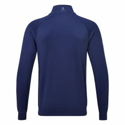 Oscarjacobson Oscar Jacobson Trent Tour 1/2 Zip Golf Sweater 7 Oscarjacobson Oscar Jacobson Trent Tour 1/2 Zip Golf Sweater -Golf Shirts Sales Trent Tour Jacket OJTOP0021 Code SWOSC179 Solid Navy Back