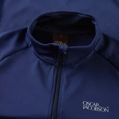Oscarjacobson Oscar Jacobson Trent Tour 1/2 Zip Golf Sweater 6 Oscarjacobson Oscar Jacobson Trent Tour 1/2 Zip Golf Sweater -Golf Shirts Sales Trent Tour Jacket OJTOP0021 Code SWOSC179 Solid Navy Detail