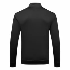 Underarmour Under Armour Fleece 1/4 Zip Golf Sweater 10 Underarmour Under Armour Fleece 1/4 Zip Golf Sweater -Golf Shirts Sales Under Armour AW22 1 4 Zip Sweater 1373358 001 SWUND171 XL Black Black Back