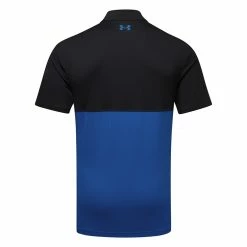 Underarmour Under Armour Performance Blocked Golf Polo Shirt 10 Underarmour Under Armour Performance Blocked Golf Polo Shirt -Golf Shirts Sales Under Armour AW22 Performance Blocked Polo Shirt 1370109 002 SHUND294 XXXL Black Versa Blue Versa Blue Back