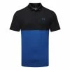 Underarmour Under Armour Performance Blocked Golf Polo Shirt 1 Underarmour Under Armour Performance Blocked Golf Polo Shirt -Golf Shirts Sales Under Armour AW22 Performance Blocked Polo Shirt 1370109 002 SHUND294 XXXL Black Versa Blue Versa Blue Front