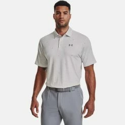 Underarmour Under Armour Playoff 2.0 Flag Print Golf Polo Shirt -Golf Shirts Sales Under Armour AW22 Playoff 2.0 Flag Print Polo Shirt 1327037 146 SHUND301 L White Halo Gray Steel Model 1