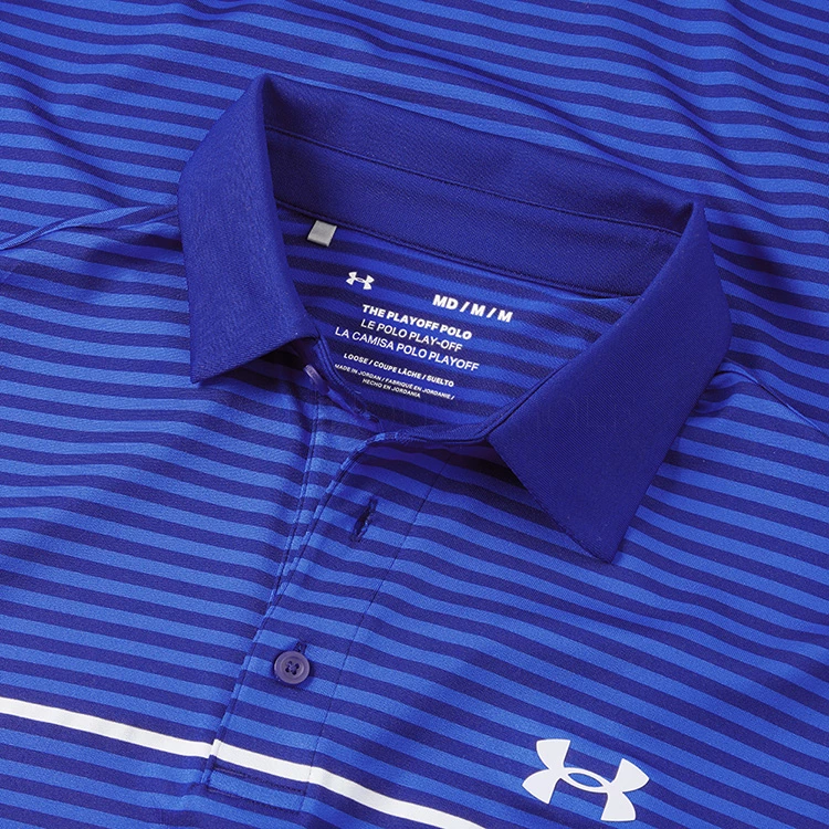 Underarmour Under Armour Playoff 2.0 Hollen Stripe Golf Polo Shirt 4 Underarmour Under Armour Playoff 2.0 Hollen Stripe Golf Polo Shirt - Image 2