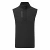Underarmour Under Armour Storm Daytona 1/2 Zip Golf Vest 2 Underarmour Under Armour Storm Daytona 1/2 Zip Golf Vest -Golf Shirts Sales Under Armour AW22 Storm Daytona Vest Wind Top 1373408 001 WTUND090 Black Black Reflective Front