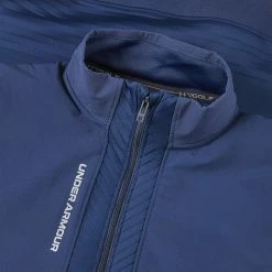 Underarmour Under Armour Storm Daytona 1/2 Zip Golf Vest 9 Underarmour Under Armour Storm Daytona 1/2 Zip Golf Vest -Golf Shirts Sales Under Armour AW22 Storm Daytona Vest Wind Top 1373408 408 WTUND092 Academy Academy Reflective Detail