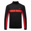 Underarmour Under Armour Storm 1/2 Zip Golf Sweater 2 Underarmour Under Armour Storm 1/2 Zip Golf Sweater -Golf Shirts Sales Under Armour AW22 Storm Midlayer 1 2 Zip Sweater 1370119 003 SWUND177 S Black Radio Red Radio Red Front