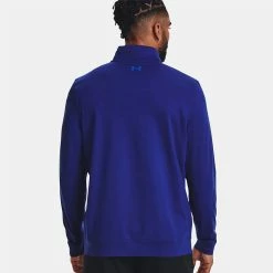 Underarmour Under Armour Storm 1/2 Zip Golf Sweater 13 Underarmour Under Armour Storm 1/2 Zip Golf Sweater -Golf Shirts Sales Under Armour AW22 Storm Midlayer 1 2 Zip Sweater 1370119 456 SWUND179 XL Bauhaus Blue Versa Blue Bauhaus Blue Model 3