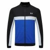 Underarmour Under Armour Storm Full Zip Golf Jacket 2 Underarmour Under Armour Storm Full Zip Golf Jacket -Golf Shirts Sales Under Armour AW22 Storm Midlayer Full Zip Sweater 1370123 004 SWUND180 XXXL Black Versa Blue Oxford Blue Front
