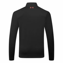 Underarmour Under Armour Storm Full Zip Golf Jacket 8 Underarmour Under Armour Storm Full Zip Golf Jacket -Golf Shirts Sales Under Armour AW22 Storm Midlayer Full Zip Sweater 1370123 005 SWUND181 Black Pitch Gray Radio Red Back