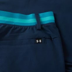 Underarmour Under Armour Drive Jogger Golf Pants -Golf Shirts Sales Under Armour SS22 Drive Jogger Golf Pants Academy Cerulean Halo Gray 1370082 408 Detail