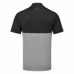 Underarmour Under Armour Performance Blocked Golf Polo Shirt 10 Underarmour Under Armour Performance Blocked Golf Polo Shirt -Golf Shirts Sales Under Armour SS22 Performance Blocked Polo Shirt 1370109 001 Code SHUND274 M Black Steel Jet Gray back