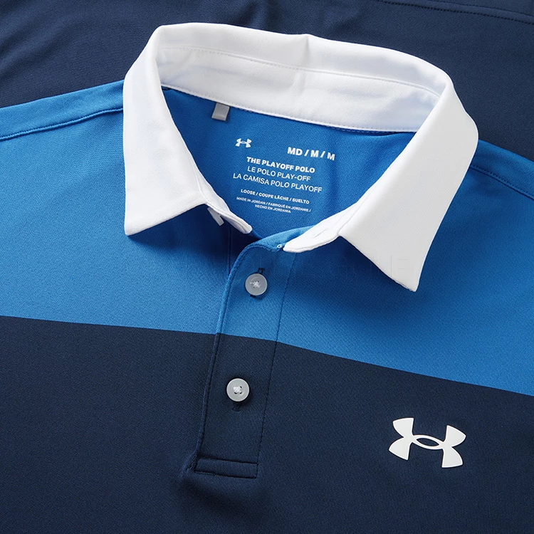 Underarmour Under Armour Playoff 2.0 Club Stripe Golf Polo Shirt 4 Underarmour Under Armour Playoff 2.0 Club Stripe Golf Polo Shirt - Image 2