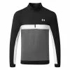 Underarmour Under Armour Storm 1/2 Zip Golf Sweater 2 Underarmour Under Armour Storm 1/2 Zip Golf Sweater -Golf Shirts Sales Under Armour SS22 Storm 1 2 Zip Golf Sweater Black Jet Gray White 1370119 001 Front
