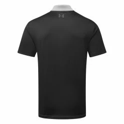 Underarmour Under Armour Performance 3.0 Colour Block Golf Polo Shirt -Golf Shirts Sales Under Armour SS23 Performance 3.0 Colour Block Polo Shirt 1377375 035 SHUND313 S Steel Black Jet Grey Back