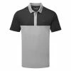 Underarmour Under Armour Performance 3.0 Colour Block Golf Polo Shirt 2 Underarmour Under Armour Performance 3.0 Colour Block Golf Polo Shirt -Golf Shirts Sales Under Armour SS23 Performance 3.0 Colour Block Polo Shirt 1377375 035 SHUND313 S Steel Black Jet Grey Front