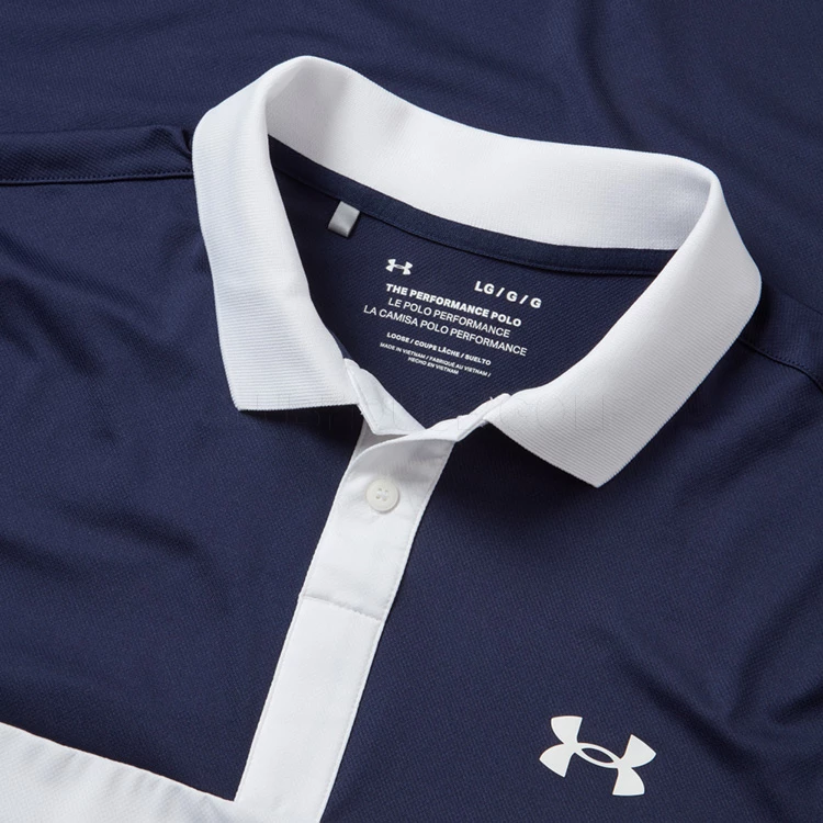 Underarmour Under Armour Performance 3.0 Colour Block Golf Polo Shirt 4 Underarmour Under Armour Performance 3.0 Colour Block Golf Polo Shirt - Image 2