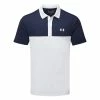 Underarmour Under Armour Performance 3.0 Colour Block Golf Polo Shirt 1 Underarmour Under Armour Performance 3.0 Colour Block Golf Polo Shirt -Golf Shirts Sales Under Armour SS23 Performance 3.0 Colour Block Polo Shirt 1377375 100 SHUND314 S White Midnight Navy White Front