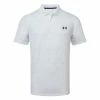 Underarmour Under Armour Performance 3.0 Deuces Golf Polo Shirt -Golf Shirts Sales Under Armour SS23 Performance 3.0 Deuces Polo Shirt 1377378 100 SHUND317 S White Starfruit Blue Mirage Front