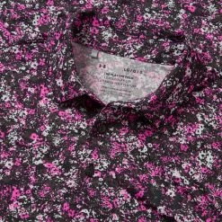 Underarmour Under Armour Playoff 3.0 Floral Speckle Stripe Golf Polo Shirt 6 Underarmour Under Armour Playoff 3.0 Floral Speckle Stripe Golf Polo Shirt -Golf Shirts Sales Under Armour SS23 Playoff 3.0 Floral Speckle Polo Shirt 1378677 002 SHUND325 S Black Rebel Pink Black Detail