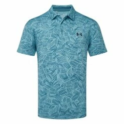 Underarmour Under Armour Playoff 3.0 Palm Sketch Stripe Golf Polo Shirt