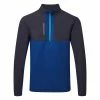 Underarmour Under Armour Storm Daytona 1/2 Zip Golf Sweater 2 Underarmour Under Armour Storm Daytona 1/2 Zip Golf Sweater -Golf Shirts Sales Under Armour SS23 Storm Daytona Half Zip Wind Top 1373409 410 SWUND205 S Midnight Navy Blue Mirage Reflective Front
