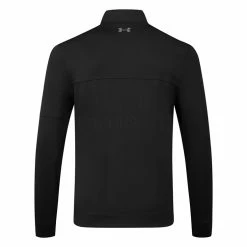 Underarmour Under Armour Storm FZ Full Zip Golf Jacket 7 Underarmour Under Armour Storm FZ Full Zip Golf Jacket -Golf Shirts Sales Under Armour SS23 Storm Midlayer FZ Sweater 1377399 001 SWUND199 S Black Black Pitch Grey Back