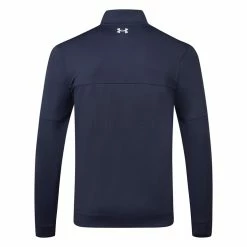 Underarmour Under Armour Storm HZ 1/2 Zip Golf Sweater 7 Underarmour Under Armour Storm HZ 1/2 Zip Golf Sweater -Golf Shirts Sales Under Armour SS23 Storm Midlayer HZ Sweater 1377398 410 SWUND196 S Midnight Navy Midnight Navy Halo Grey Back