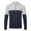 Underarmour Under Armour Storm HZ 1/2 Zip Golf Sweater 2 Underarmour Under Armour Storm HZ 1/2 Zip Golf Sweater -Golf Shirts Sales Under Armour SS23 Storm Midlayer HZ Sweater 1377398 411 SWUND197 S Midnight Navy White Pink Shock Front
