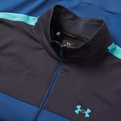 Underarmour Under Armour Storm HZ 1/2 Zip Golf Sweater 6 Underarmour Under Armour Storm HZ 1/2 Zip Golf Sweater -Golf Shirts Sales Under Armour SS23 Storm Midlayer HZ Sweater 1377398 471 SWUND198 S Blue Mirage Midnight Navy Glacier Blue Detail