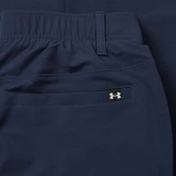 Underarmour Under Armour Drive Taper Golf Pants -Golf Shirts Sales Under Armour SS23 Drive Taper Golf Pants 1364407 410 TRUND070 Midnight Navy Halo Gray Detail