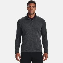 Underarmour Under Armour Storm SF 1/2 Zip Golf Sweater 11 Underarmour Under Armour Storm SF 1/2 Zip Golf Sweater -Golf Shirts Sales Under Armour AW20 Storm SF 1 2 Zip Sweater 1359971 002 Code SWUND130 Black White Black Model 1