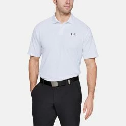 Underarmour Under Armour Performance 2.0 Golf Polo Shirt -Golf Shirts Sales Under Armour SS19 Performance 2.0 Polo Shirt 1342080 112 Code SHUND123 WhitePitch Grey Model 1