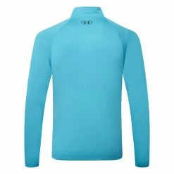 Underarmour Under Armour Tech 2.0 1/2 Zip Golf Sweater 7 Underarmour Under Armour Tech 2.0 1/2 Zip Golf Sweater -Golf Shirts Sales Under Armour Tech 2.0 1 2 Zip Golf Sweater Glacier Blue Black 1328495 433 SWUND187 Back