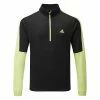 Adidas Colour Block 1/4 Zip Golf Sweater 2 Adidas Colour Block 1/4 Zip Golf Sweater -Golf Shirts Sales adidas SS22 Colour Block 1 4 Zip Golf Sweater HC5572 Black Pulse Lime Front