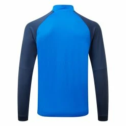 Adidas Colour Block 1/4 Zip Golf Sweater 7 Adidas Colour Block 1/4 Zip Golf Sweater -Golf Shirts Sales adidas SS22 Colour Block 1 4 Zip Golf Sweater HE5452 Blue Rush Crew Navy back