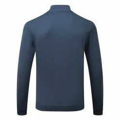 Adidas Primegreen UPF Lightweight 1/4 Zip Golf Sweater 10 Adidas Primegreen UPF Lightweight 1/4 Zip Golf Sweater -Golf Shirts Sales adidas SS22 Primegreen UPF Lightweight 1 4 Zip Golf Sweater Crew HF2974 Navy White Back