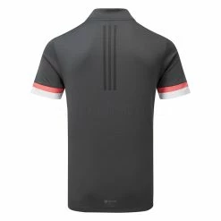 Adidas Statement Primegreen HEAT.RDY Golf Polo Shirt 7 Adidas Statement Primegreen HEAT.RDY Golf Polo Shirt -Golf Shirts Sales adidas SS22 Statement Primegreen HEAT.RDY Golf Polo Shirt Carbon H14752 Back