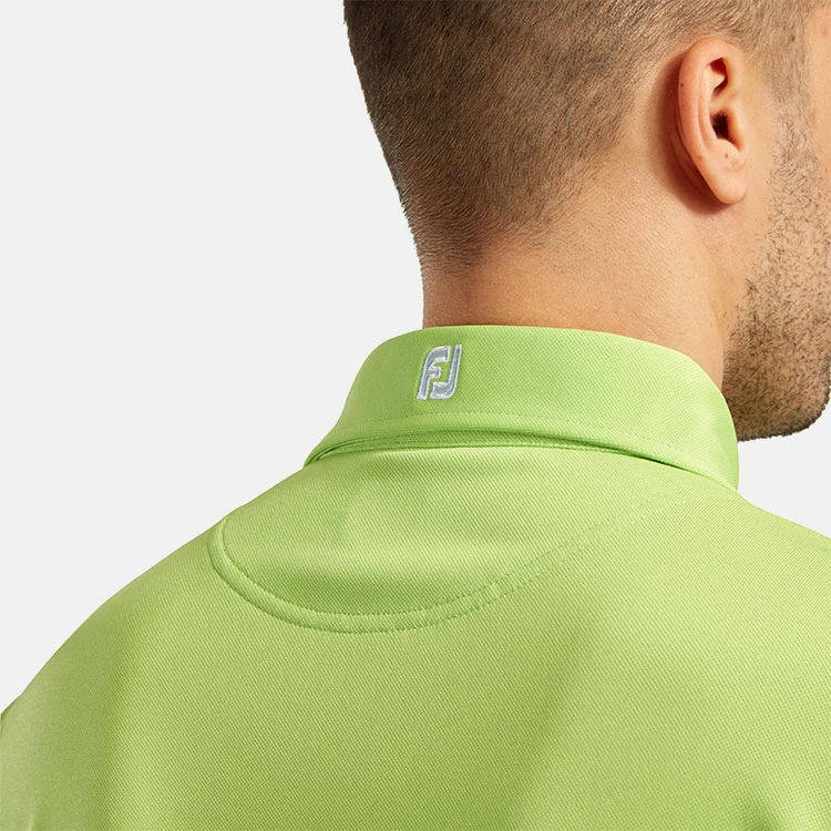 FootJoy Stretch Pique Solid Golf Polo Shirt 7 FootJoy Stretch Pique Solid Golf Polo Shirt - Image 5