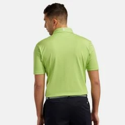 FootJoy Stretch Pique Solid Golf Polo Shirt 13 FootJoy Stretch Pique Solid Golf Polo Shirt -Golf Shirts Sales footjoy pique ss shirt ath 91818 lime Model 3